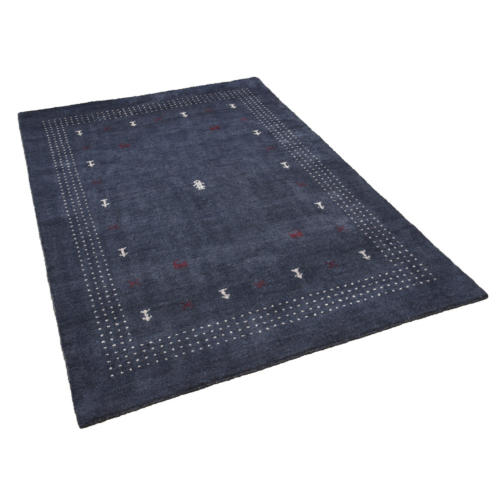 Handmade Dublin Wool Area Rug - Traditional Hand Knotted Design for Living Room, Bedroom & Office - Soft & Durable Home Decor