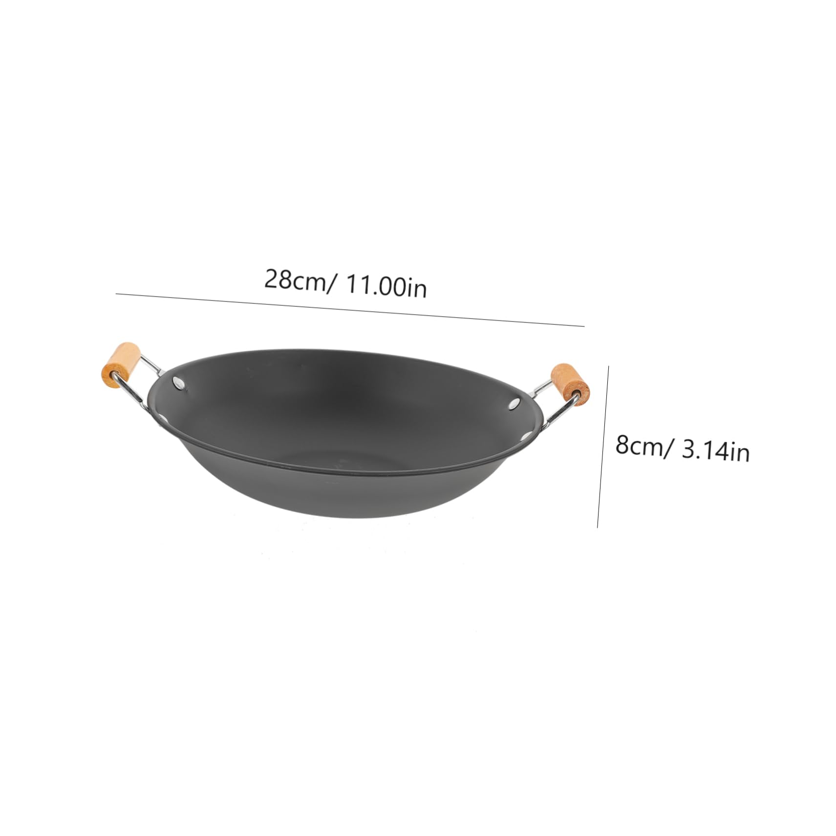 2-Piece Overflow-Proof Stew Pot & Metal Dry Pot Set - Durable Double-Ear Stockpot for Home Kitchen (Random Colors) - Perfect for Soups, Stews & Deep Frying