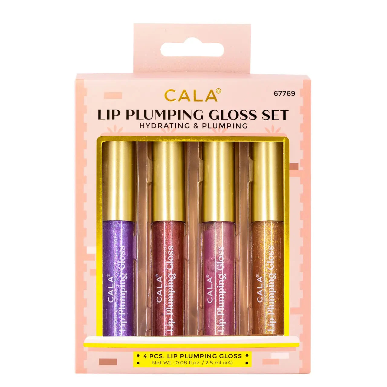 Hydrating & Plumping Lip Gloss Set - 6 Shimmering Colors for Luscious Lips | Perfect for Daily Wear, Parties & Special Occasions