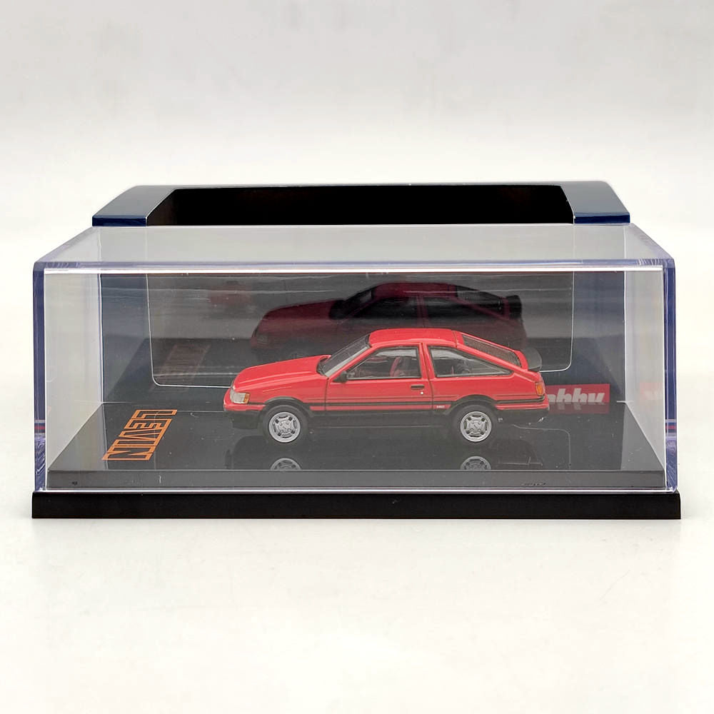 1/64 Scale Toyota Corolla Levin AE86 3-Door GT Apex 1983 Red Diecast Model Car - Limited Edition Collectible Toy for Car Enthusiasts & Hobbyists | Perfect for Display, Gifts, and Japanese Car Model Collections (HJ641037ARK)