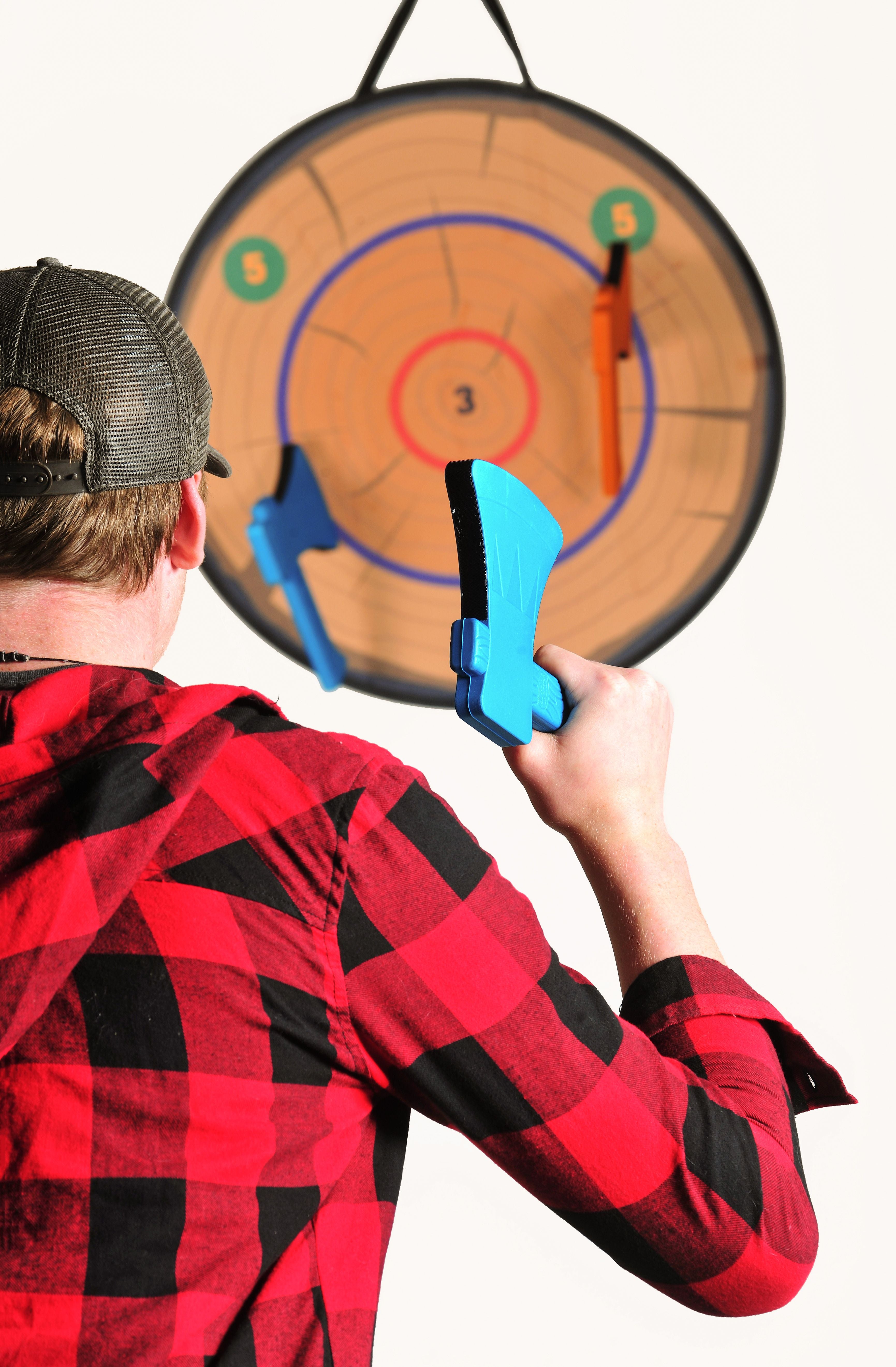 Premium Axe Throwing Set - Professional Wooden Handle Hatchet for Outdoor Camping, Backyard Games & Lumberjack Competitions