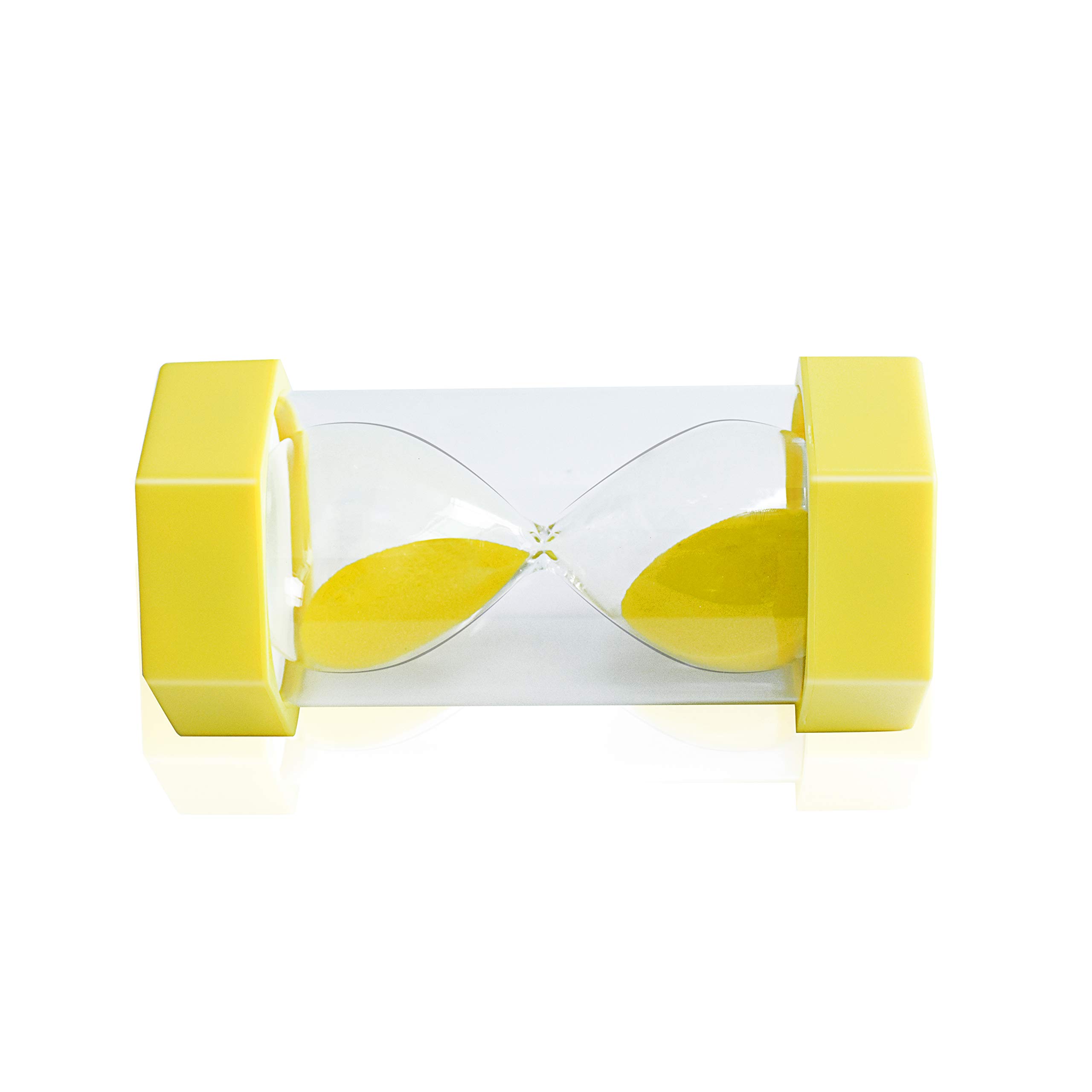 XINBAOHONG 3 & 10 Minute Sand Timer Hourglass - Yellow & Orange Dual Pack (6.3