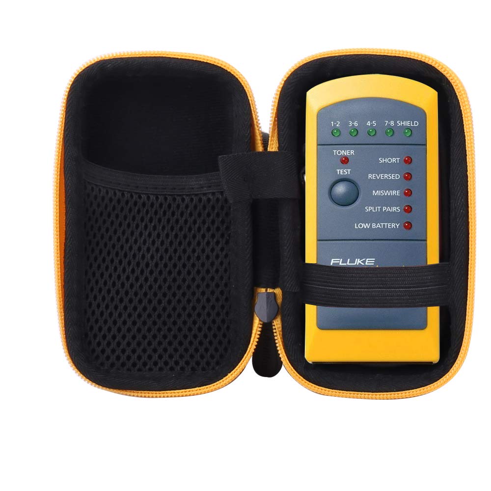 Fluke Networks MT-8200-49A Cable Tester Hard Carrying Case Replacement - Durable Protective Storage for Network Testing Tools | Ideal for Electricians & IT Professionals