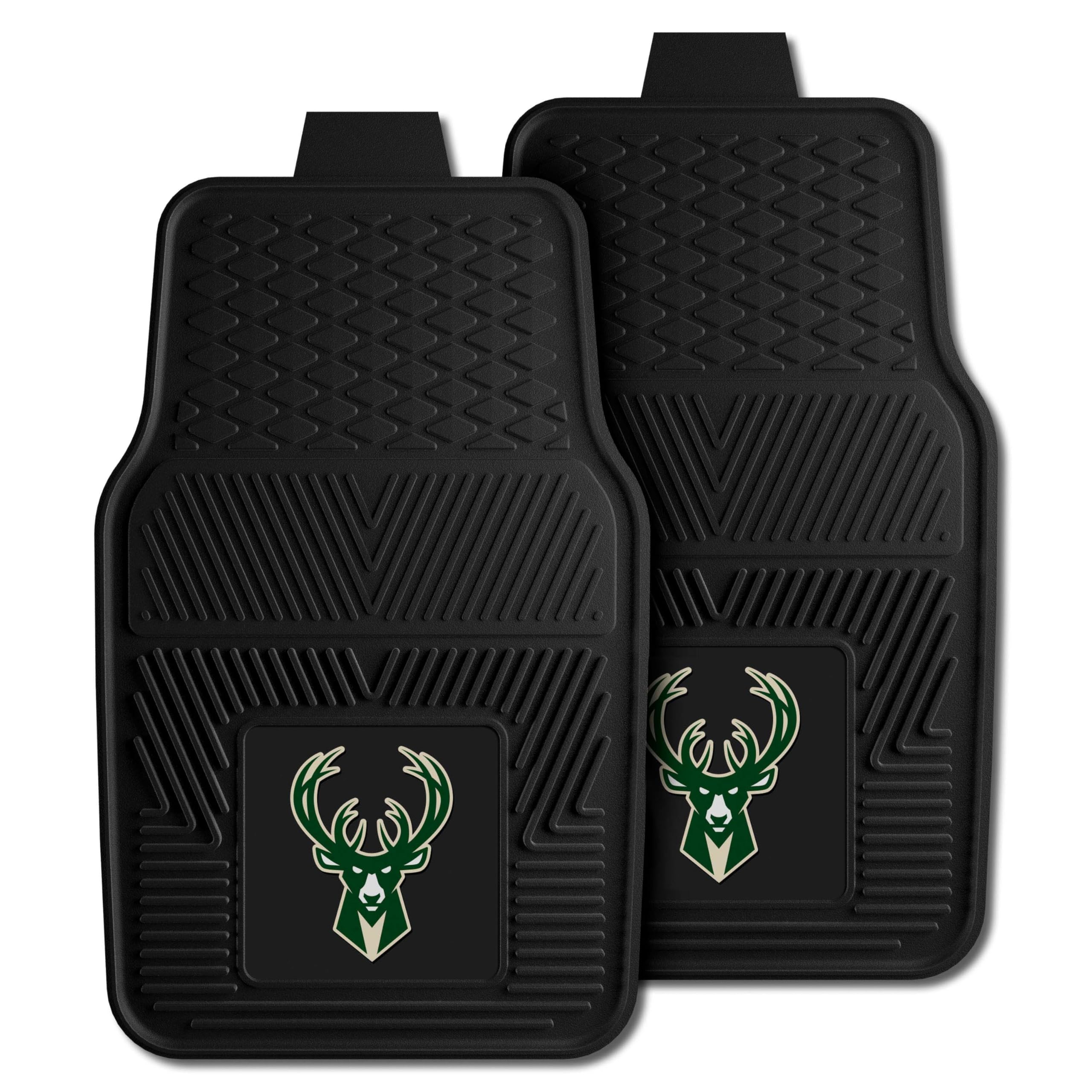 FANMATS 39913 NBA Miami Heat 4-Piece Vinyl Car Floor Mats Set - Front & Rear Seat Car Mats with Team Logo for SUVs, Sedans & Trucks - Perfect for Basketball Fans & Team Spirit