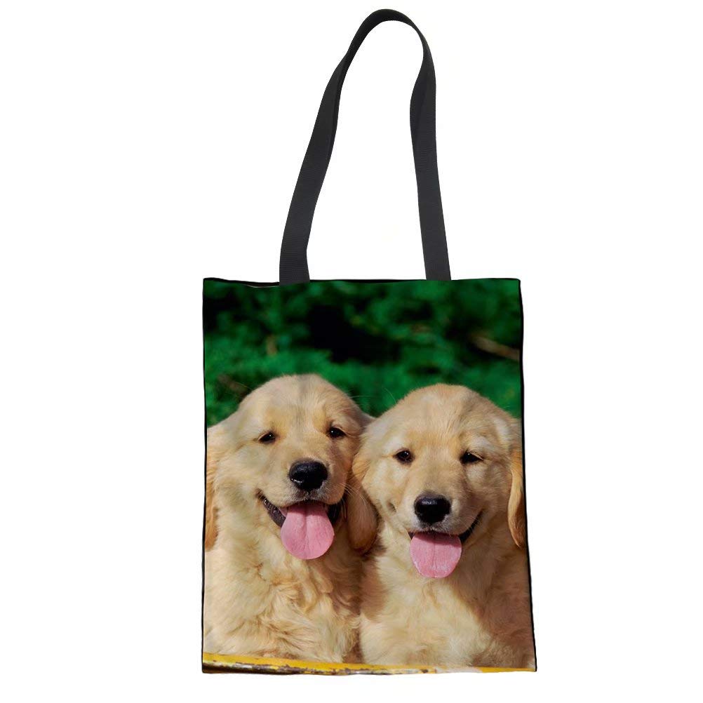 FOR U DESIGNS Women's Canvas Reusable Tote Bag - Eco-Friendly Shopping Tote & Book Bag for Women - Perfect for Groceries, Beach, Work & School