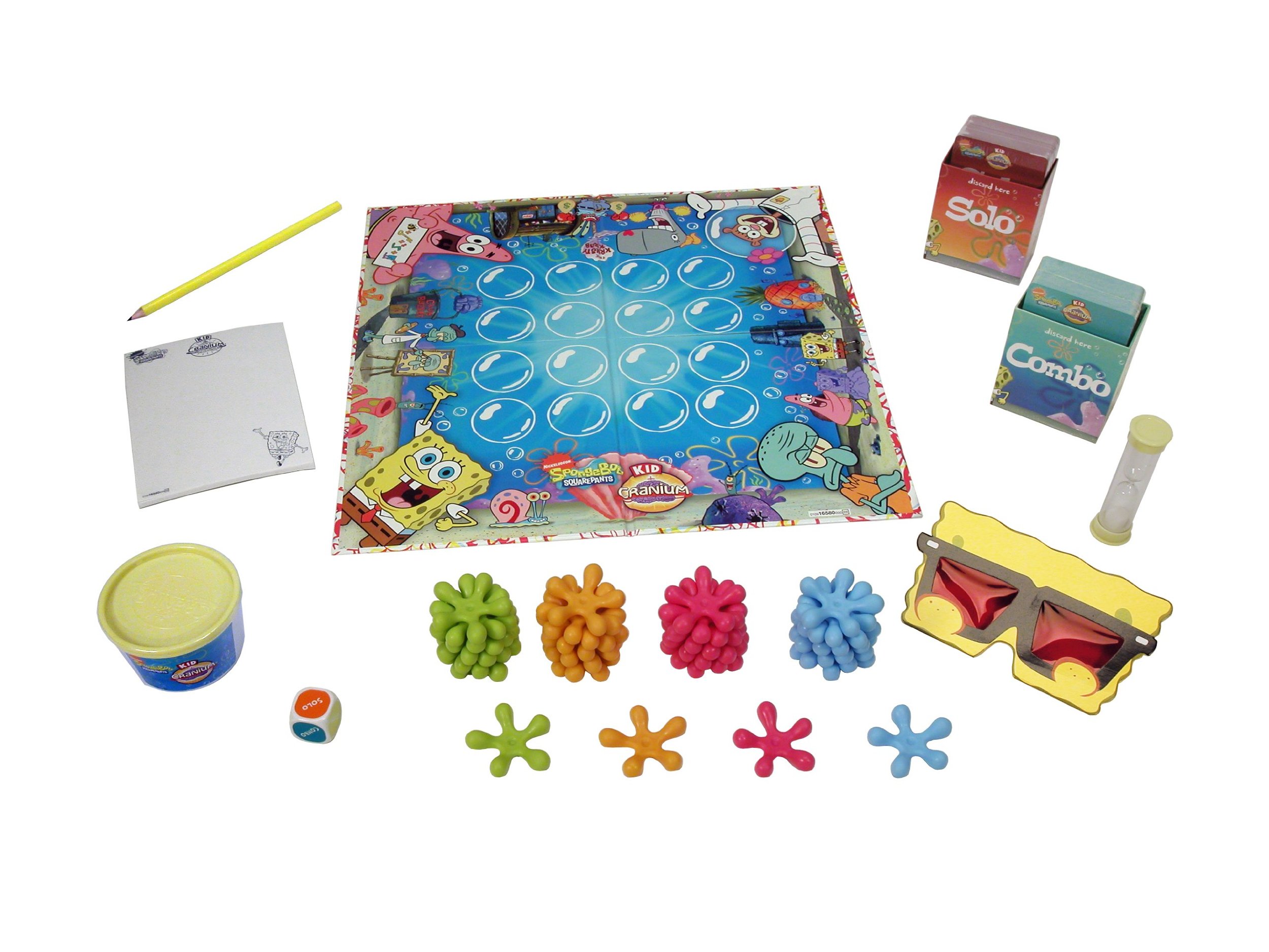 SpongeBob SquarePants Nickelodeon Cranium Board Game - Fun Family Game Night Activity for Kids & Adults