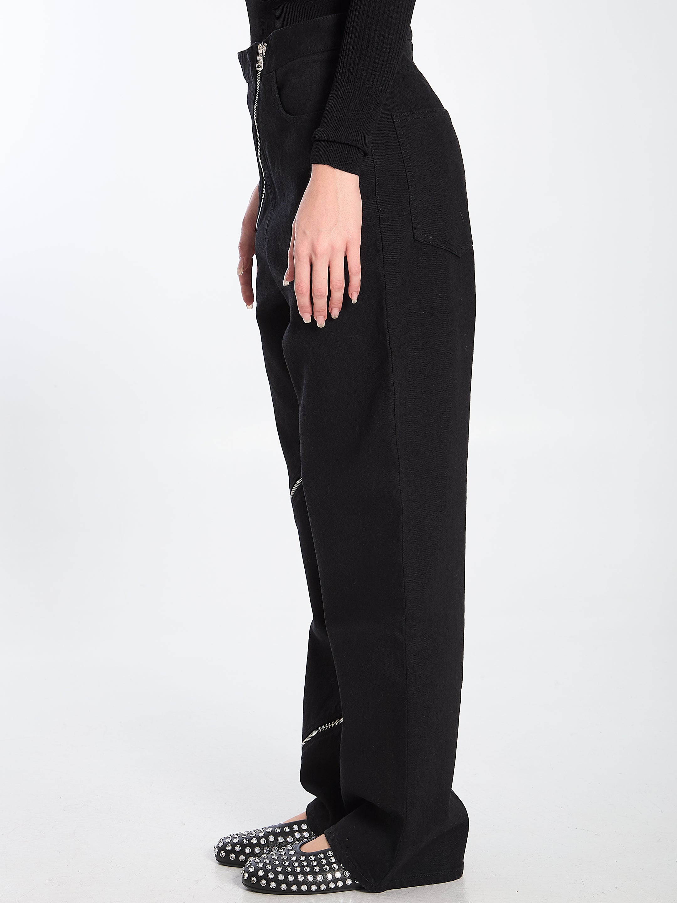 Alaia Spiral Jeans for Women - High Waist Stretch Denim Pants with Unique Spiral Design | Perfect for Casual Wear, Night Out & Street Style Fashion