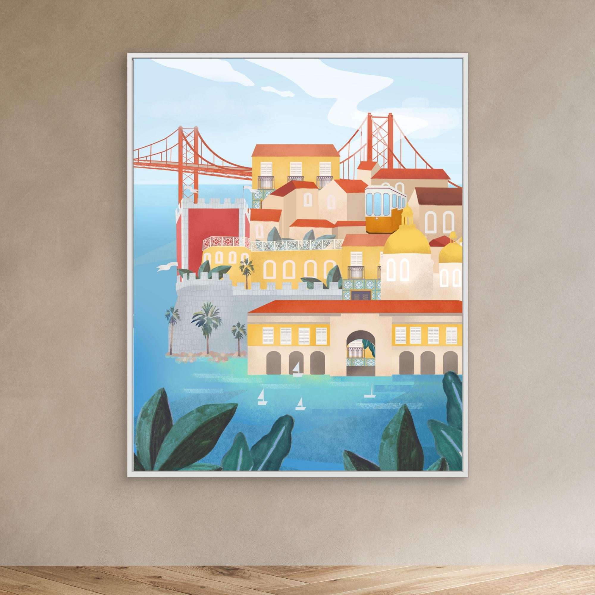 Petra Lizde Lisbon Canvas Print - High Quality Wall Art for Home & Office Decor | Perfect for Living Room, Bedroom, or Gift