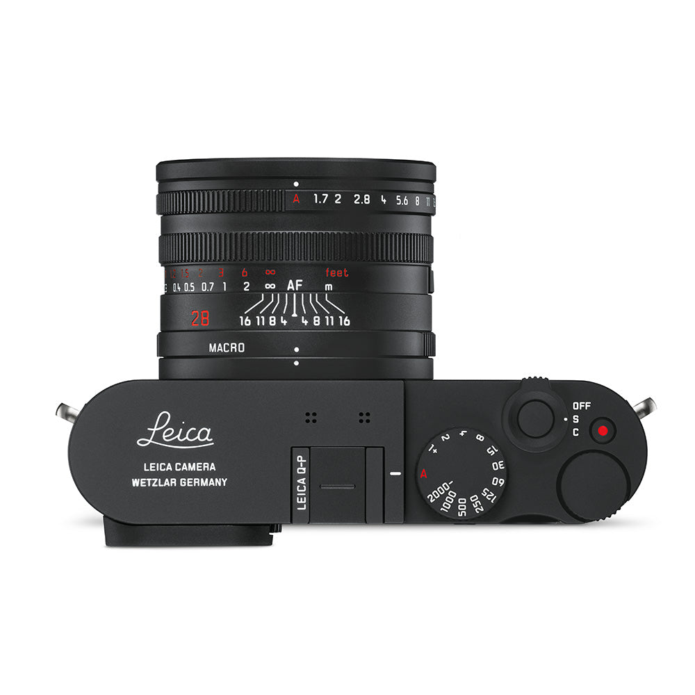 Leica Q-P Digital Camera - Full Frame Compact Camera with 28mm f/1.7 Lens, 24.2MP Sensor & 4K Video | Perfect for Street Photography, Travel & Professional Use