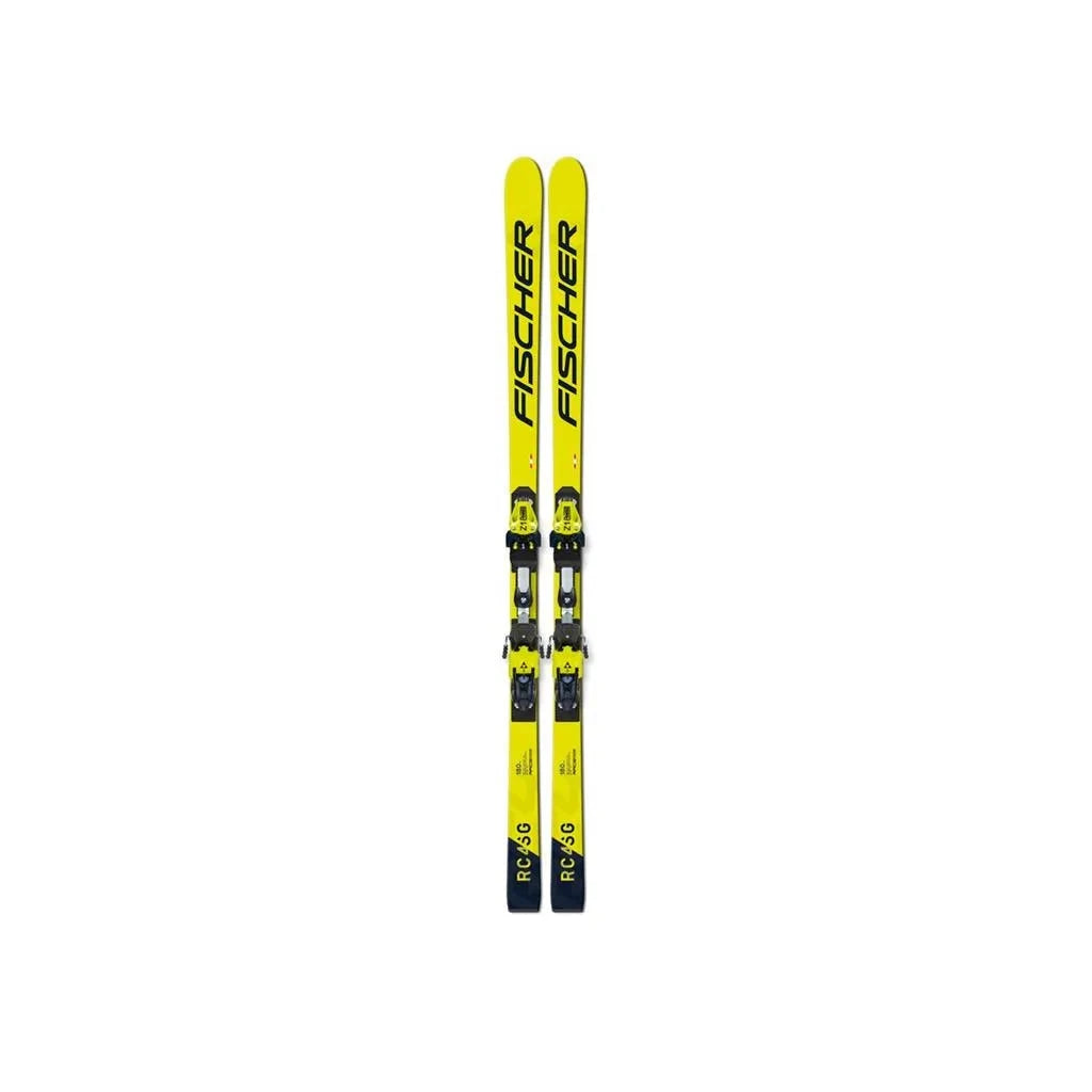 Fischer RC4 World Cup Junior SG H Plate Ski 2025 - High-Performance Racing Skis for Young Athletes | Perfect for Competitive Slalom and Giant Slalom Courses