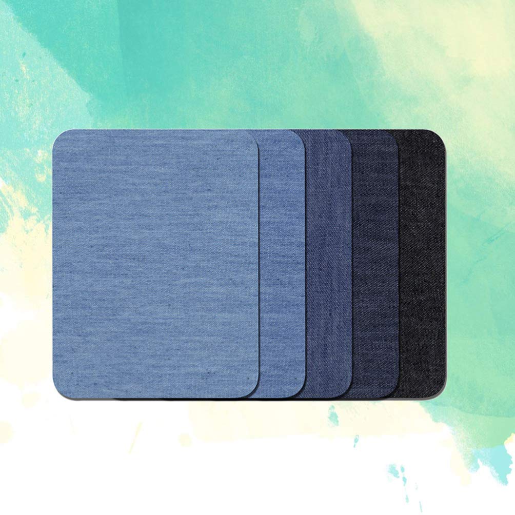 10pcs Denim Iron-On Patches for Jeans Repair - DIY Denim Reinforcement for Holes & Rips - Perfect for Denim Jackets, Pants & DIY Crafts
