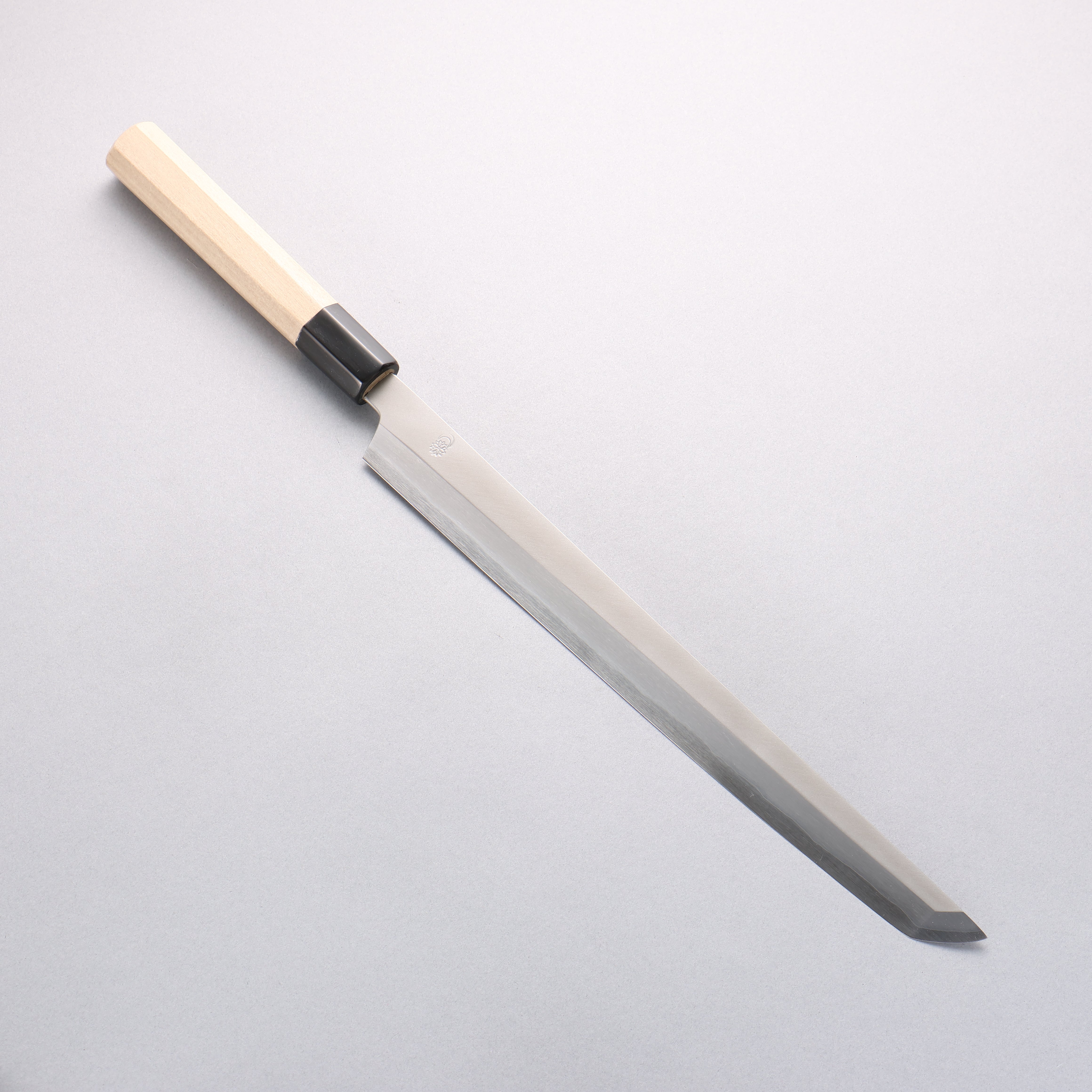 Premium Kikuzuki Silver Steel No.3 Bokashi Sakimaru Takohiki Sushi Knife - 300mm Magnolia Wood Handle - Professional Japanese Sushi Chef Tool for Sashimi & Tako Cutting - Perfect for Home Kitchens & Restaurants
