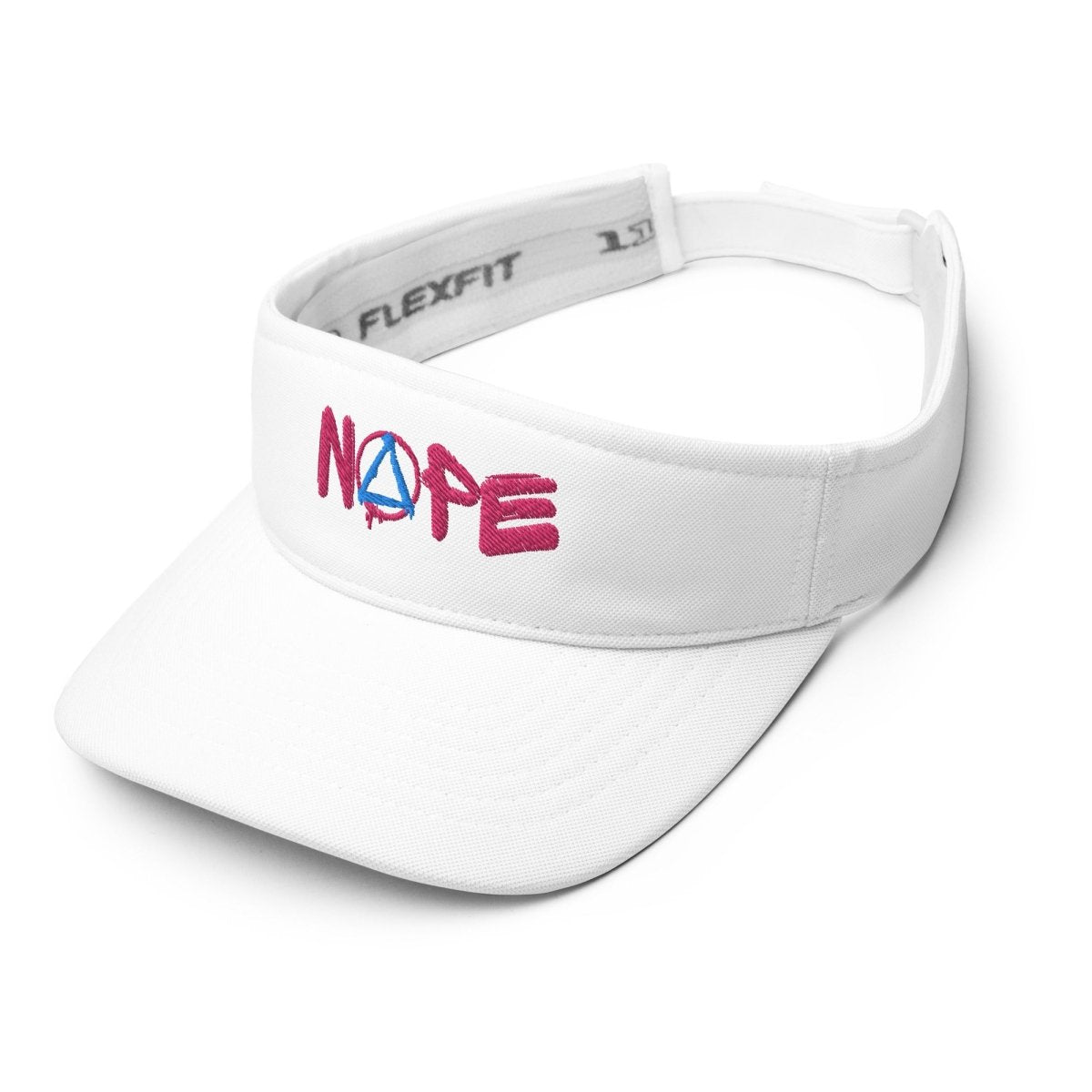 NOPE Embroidered Visor Cap - Adjustable Sun Hat for Women & Men - Perfect for Running, Golf, Beach & Outdoor Activities