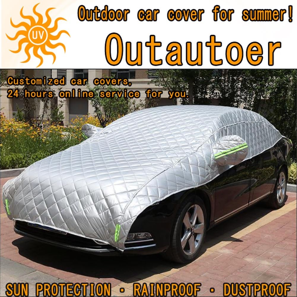 Outautoer Hail Protector Car Cover for Kimera EVO37 2021 Coupe - Thicken Windshield Hail Blankets, Waterproof All Weather Car Cover for Sun, Ice, Snow Protection - Ideal for Extreme Weather and Long-Term Parking