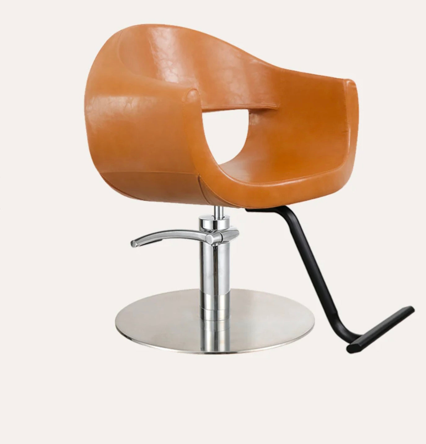 Luna Salon Chair - Professional Hydraulic Styling Chair for Hairdressers & Barbers - Adjustable Height & Swivel Base - Perfect for Salons, Barber Shops & Home Use