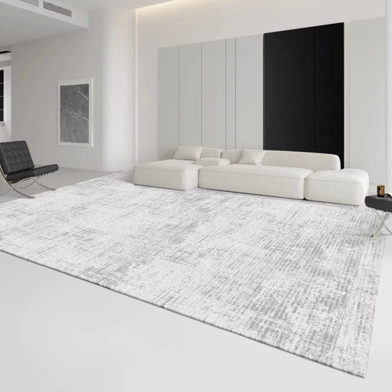 Elowen Modern Minimalist Velvet Waterproof Area Rug - Soft Non-Slip Living Room Rug for Bedroom, Nursery & Office - Easy to Clean Home Decor Carpet