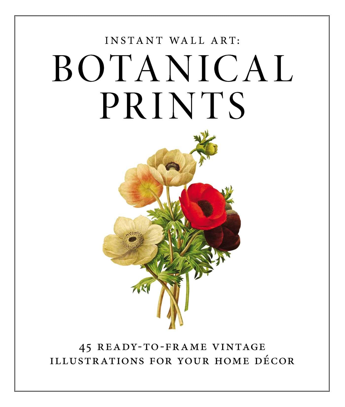 45 Vintage Botanical Prints - Instant Wall Art for Home Decor | Ready-to-Frame Floral Illustrations | Perfect for Living Room, Bedroom & Office Decoration