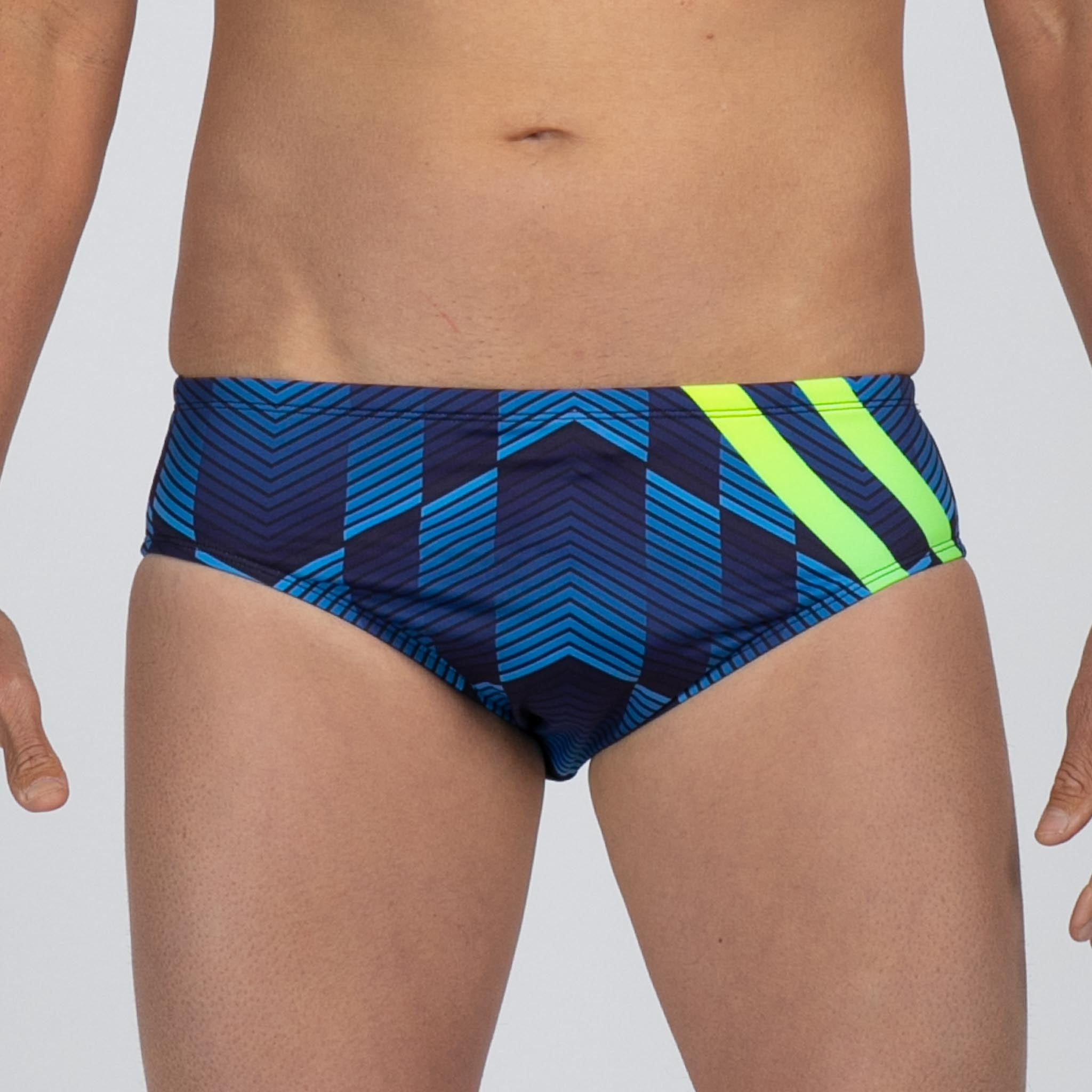 Men's Speedway Swim Brief - Quick-Dry Performance Swimwear for Competitive Swimming & Beach Activities