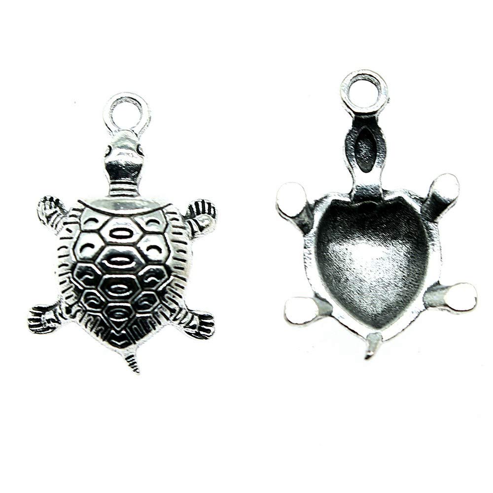 25 Pieces Tortoise Jewelry Findings Components - Handmade Craft Supplies for DIY Jewelry Making, Necklaces, Bracelets & Earrings - Perfect for Gifts, Home Decor & Craft Projects