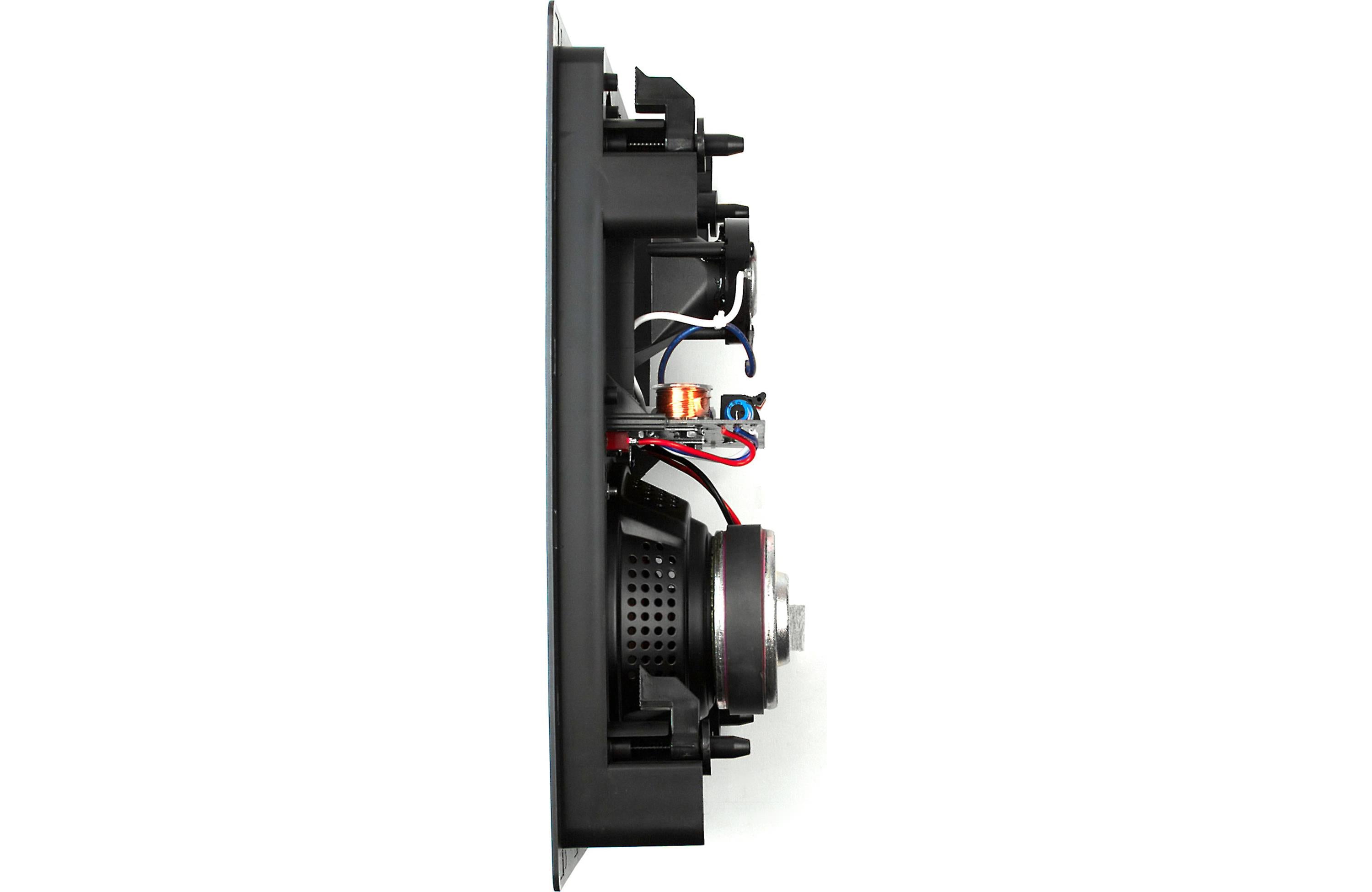 Klipsch R-3650-W II In-Wall Speaker - High Performance Home Theater Audio - Open Box (Each) - Perfect for Living Room, Home Theater & Multi-Room Audio Systems