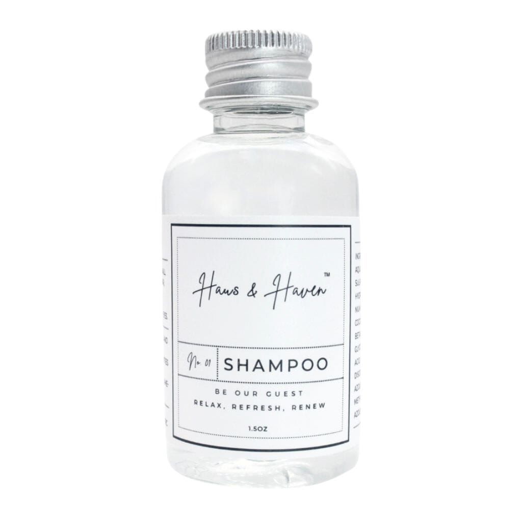 Haus & Haven Shampoo - 45ml Travel Size for Soft, Shiny Hair - Perfect for Hotels, Gyms & On-the-Go Use