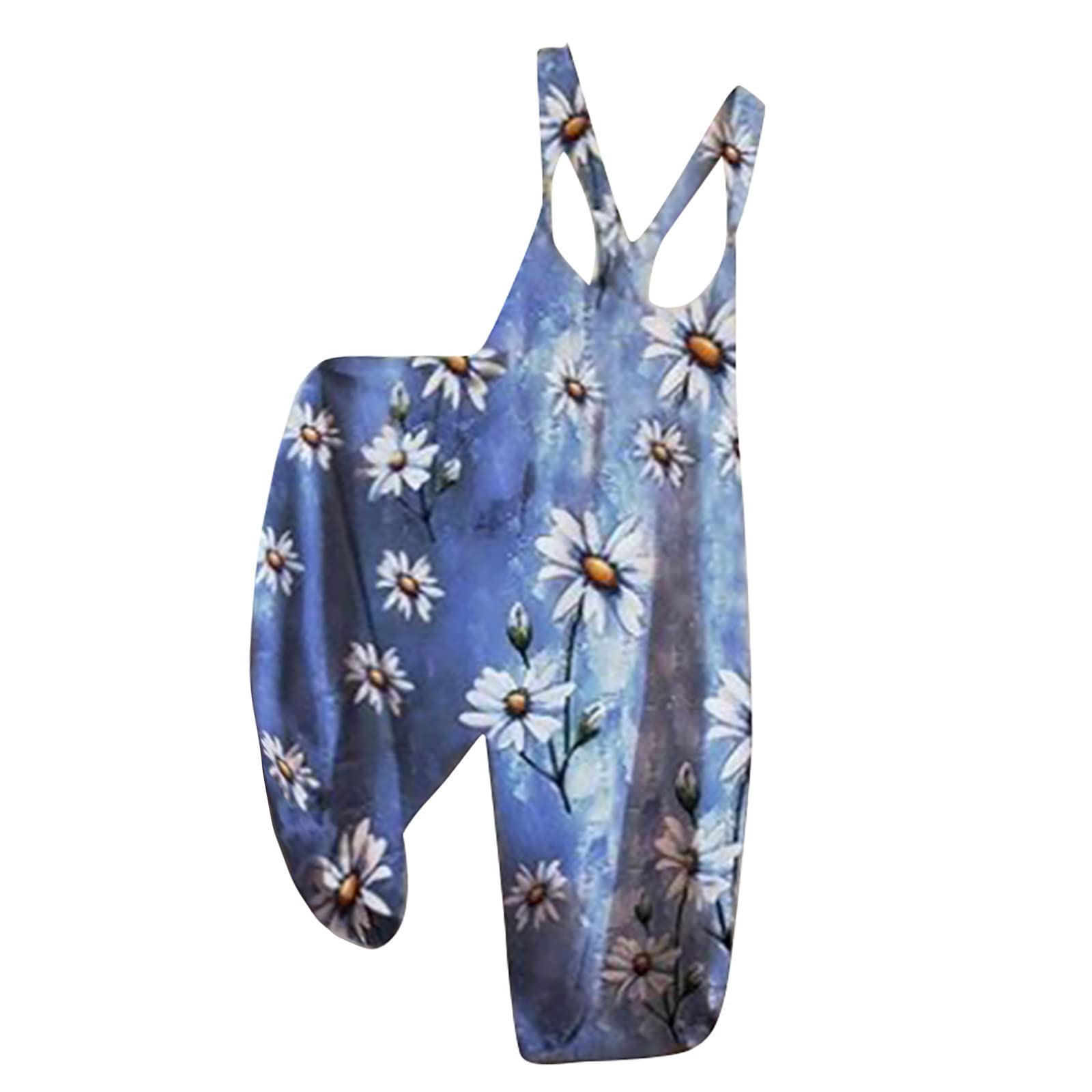 2022 Winter Skull Print Women's Overalls - Warm Cotton Baggy Wide Leg Pants, Loose Fit Romper Jumpsuit with Bib - Perfect for Casual Outings, Streetwear Fashion & Winter Layering