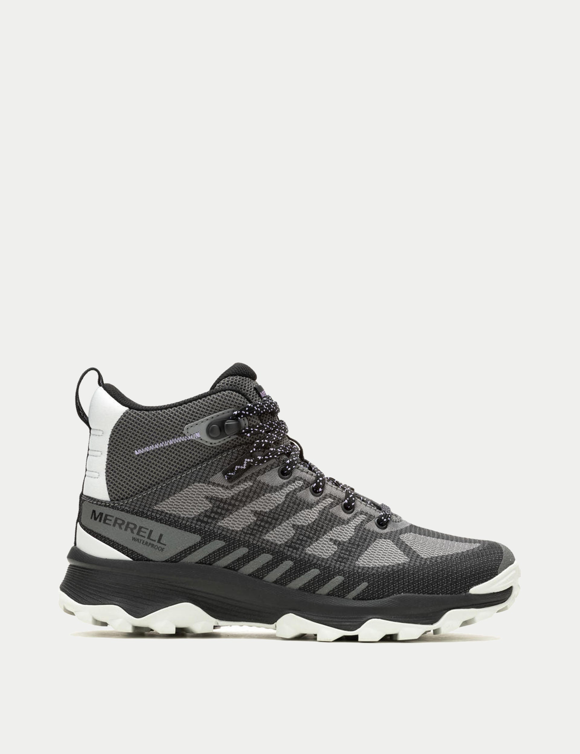Speed Eco Mid Waterproof Hiking Boots - Charcoal/Orchid Color for Outdoor Adventures & Trail Running