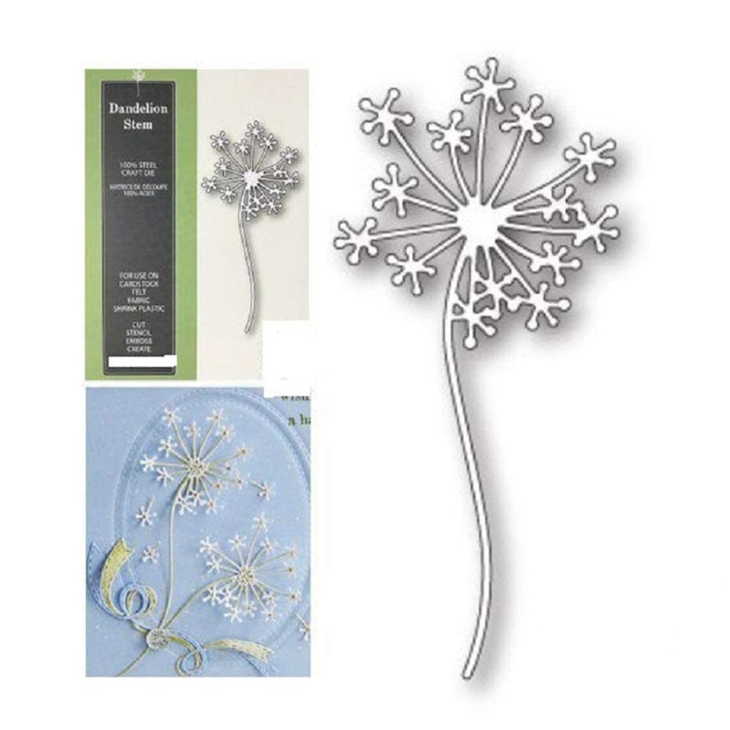 Dandelion Flower Metal Die Cuts for Card Making & Scrapbooking - DIY Embossing Dies for Paper Crafts, Album Decorations & Handmade Cards | Perfect for Wedding Invitations, Greeting Cards & Home Decor Projects