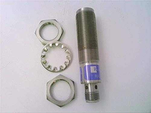 RADWELL RAD08245 5MM Range AC/DC Inductive Proximity Sensor - M12 AC Micro QD, M18, N/C, One-Piece Stainless Steel Body & Face, Shielded - Ideal for Industrial Automation, CNC Machinery, and Conveyor Systems