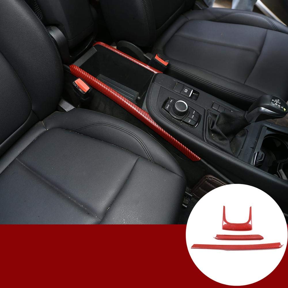 Premium Carbon Fiber Interior Trim Kit for BMW X1 F48 (2016-2019) & X2 F47 (2018) - Armrest Box Decoration Upgrade | Luxury Car Accessories for Enhanced Driving Experience