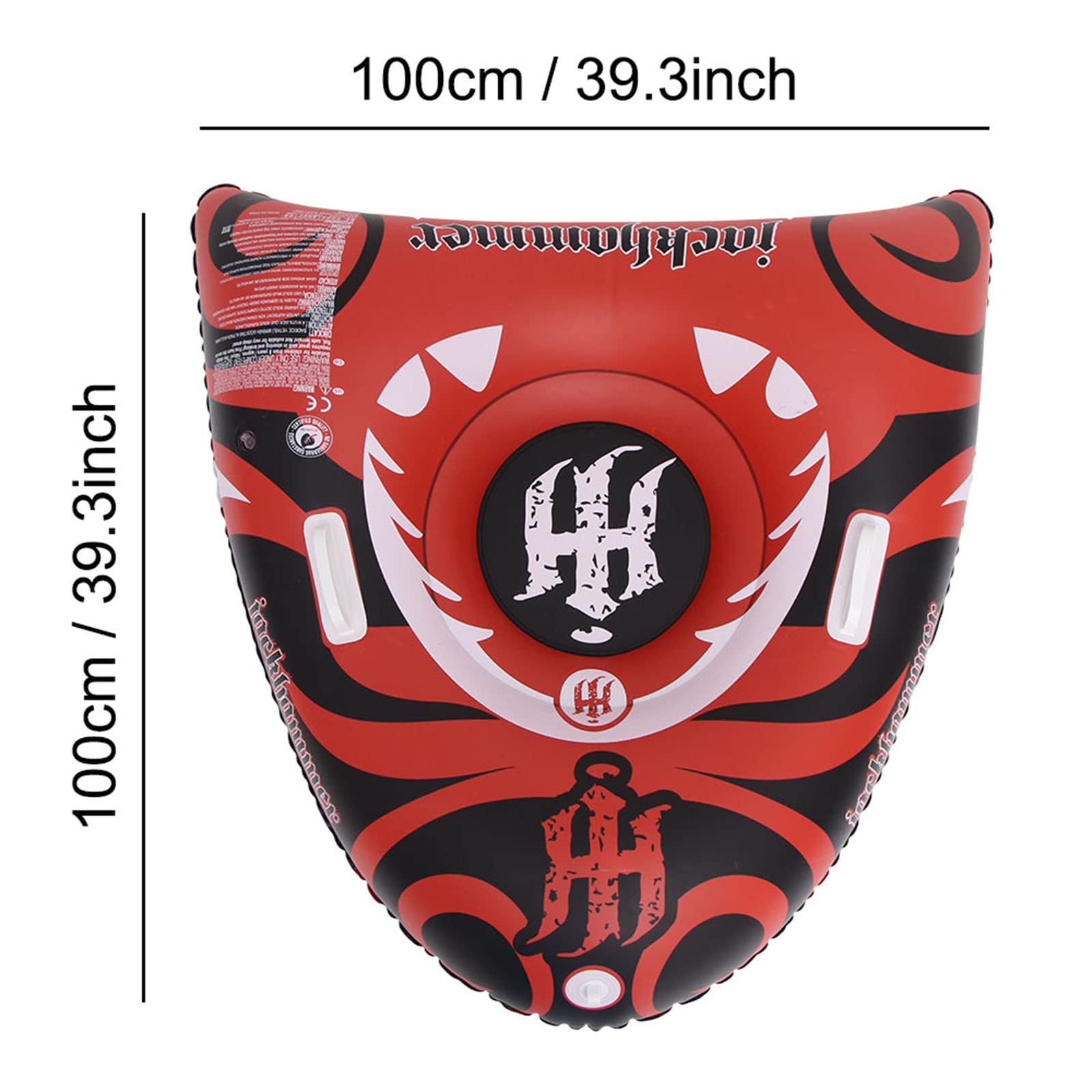 Durable Inflatable Ski Tube for Kids & Adults - Winter Snow Sled Toy for Skiing & Snow Play