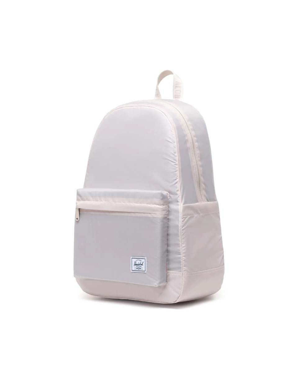 Herschel Rome Packable Backpack - Lightweight Travel Daypack for Men & Women - Water-Resistant Moonbeam Color - Perfect for Hiking, Commuting & College Campus Use