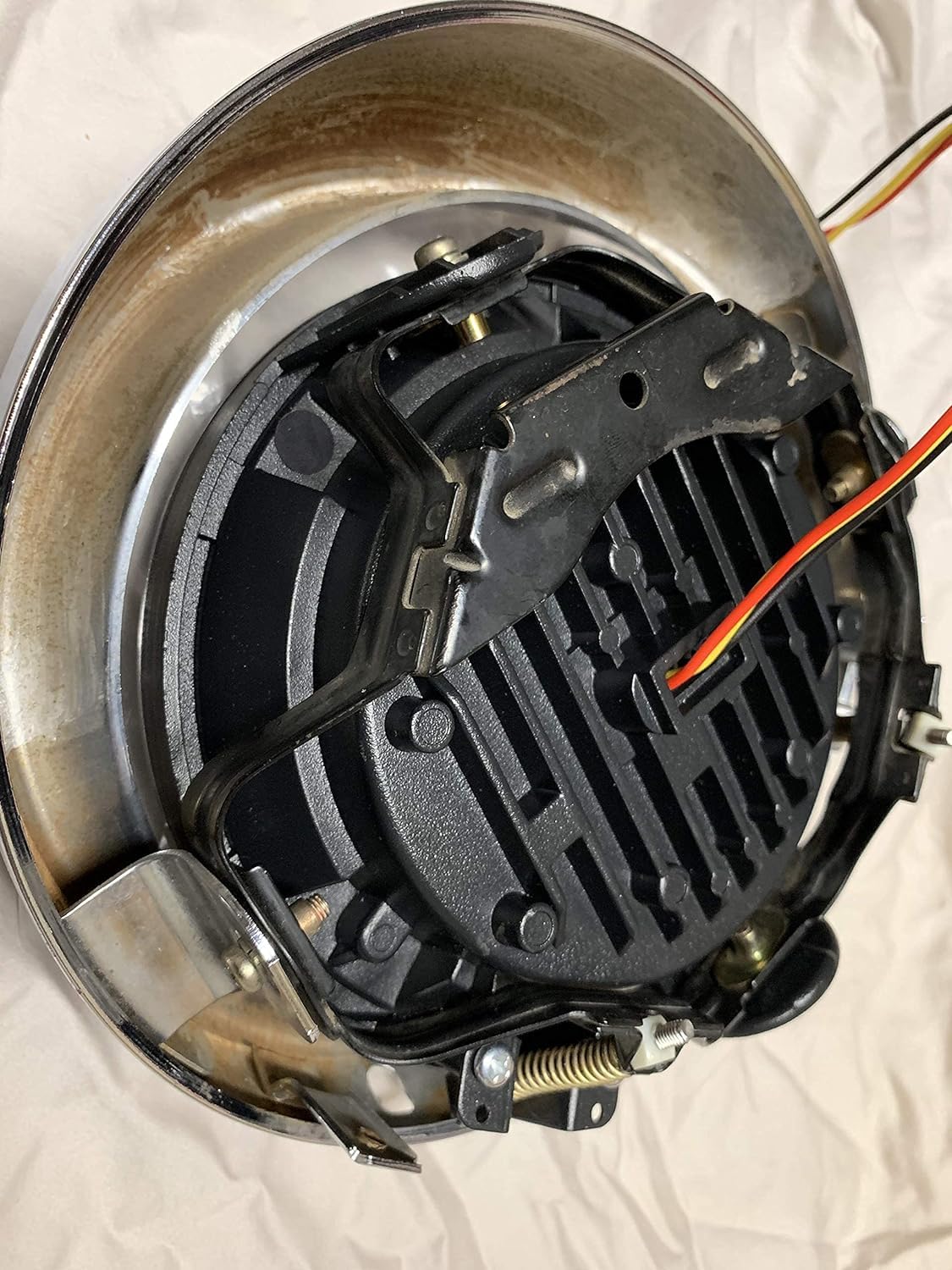 Valkyrie LED Headlight Black - Plug and Play Daymaker Replacement - No Bracket Required - Compatible with Honda Valkyrie Rune Motorcycle - High Visibility for Night Riding & Commuting
