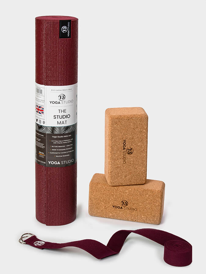 Eco-Friendly Cork Yoga Mat Set with Non-Slip Surface - Oeko-Tex Certified for Home & Studio Practice - Perfect for Beginners & Professionals
