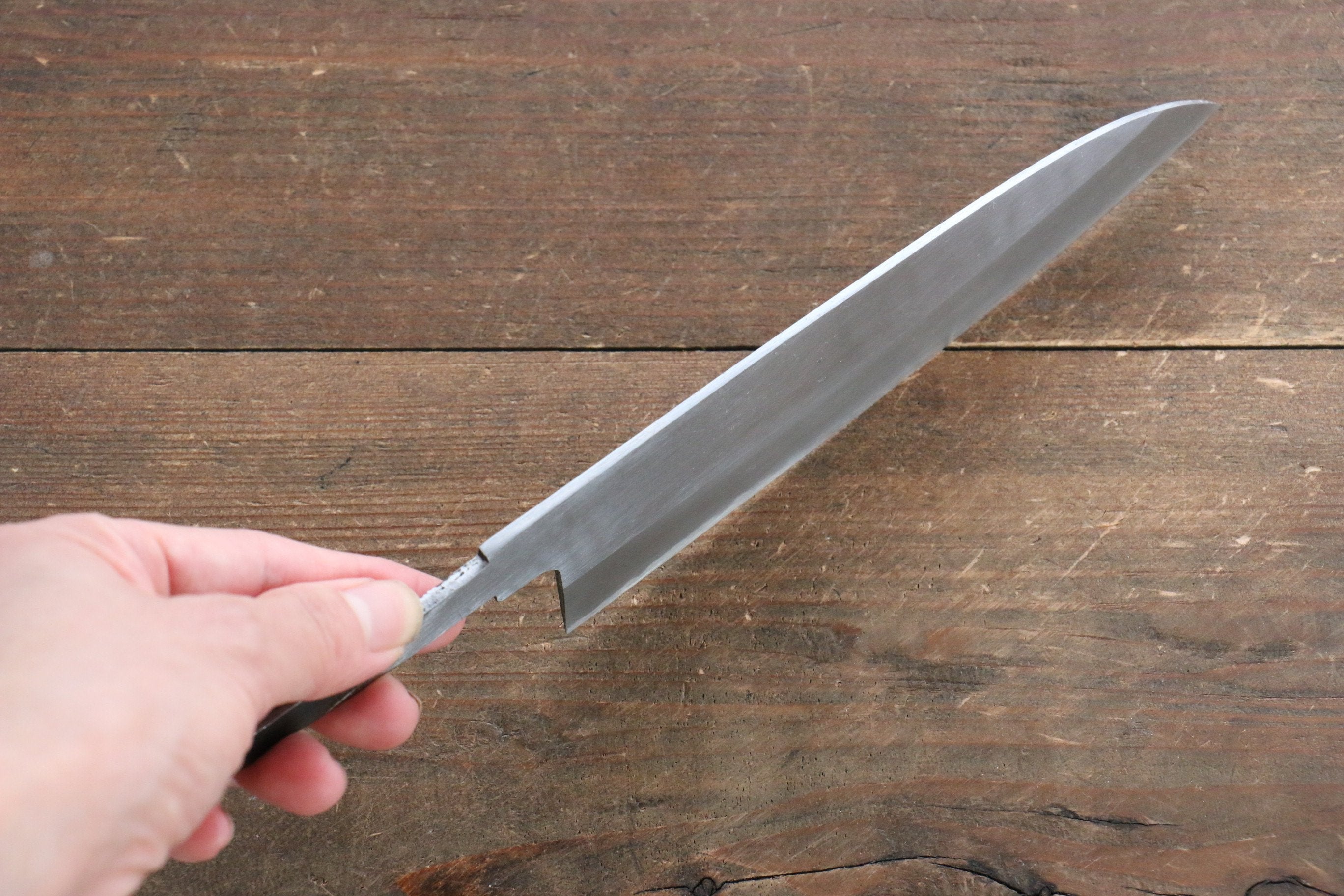 Minamoto Akitada Hontanren Blue Steel No.2 Santoku Knife 165mm - Professional Japanese Kitchen Knife for Precise Chopping, Slicing & Dicing - Perfect for Home Chefs & Culinary Enthusiasts