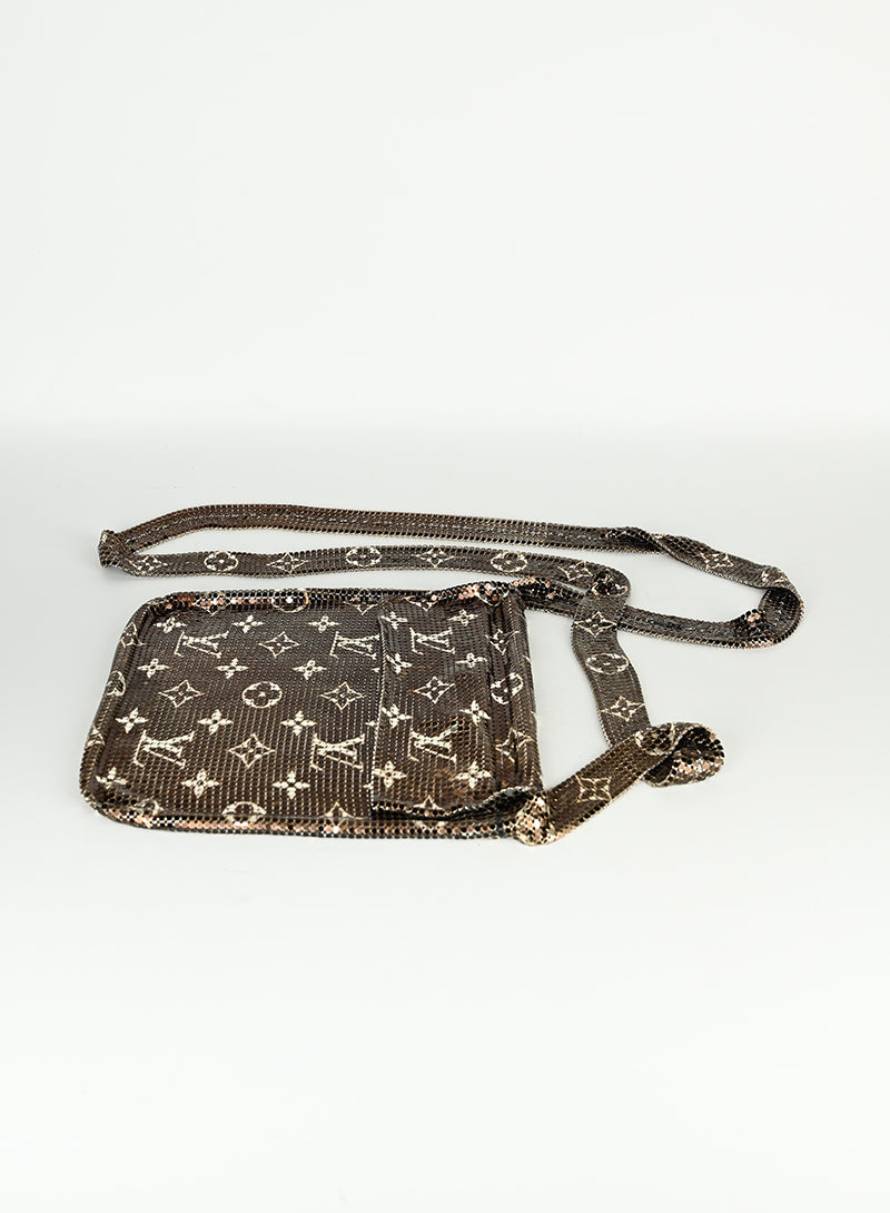 Authentic Louis Vuitton Metal Mesh Handbag - Luxury Designer Shoulder Bag for Women | Perfect for Evening Parties, Date Nights & Special Occasions