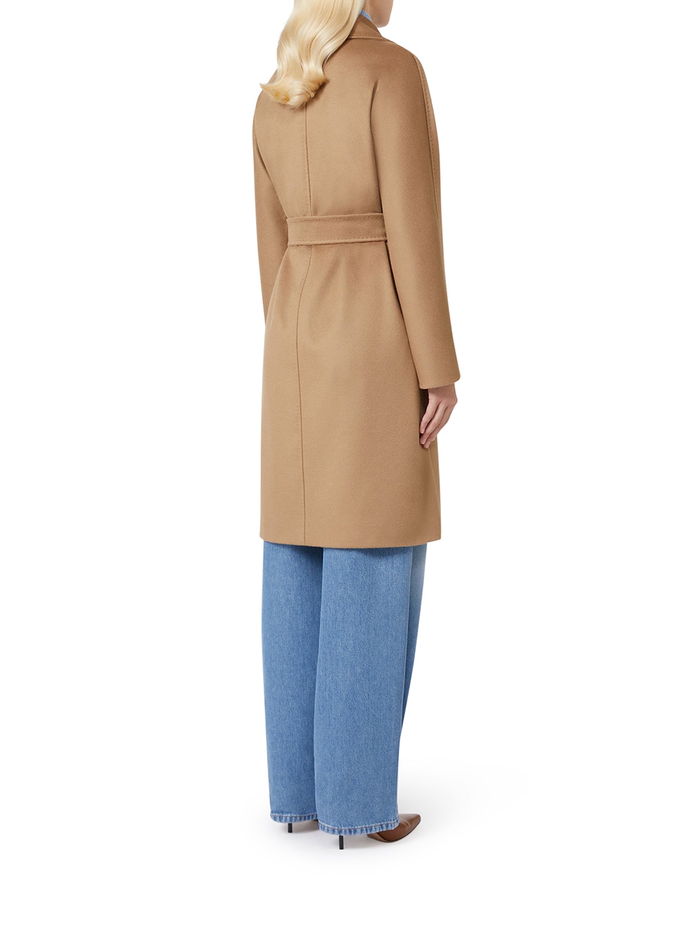 Max Mara Studio Dravenna Coat in Nude Neutrals - Camel Color 2526016091600 006 | Elegant Trench Coat for Women, Perfect for Office, Business Meetings & Fall Fashion