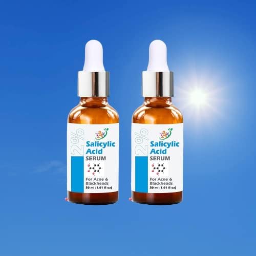 Kan Natural 2% Salicylic Acid Serum for Acne Treatment - BHA Exfoliant for Blackheads, Open Pores & Oily Skin - Reduces Excess Oil & Improves Skin Texture - 30ml (1 Pack) | Best for Daily Skincare Routine & Acne-Prone Skin Care