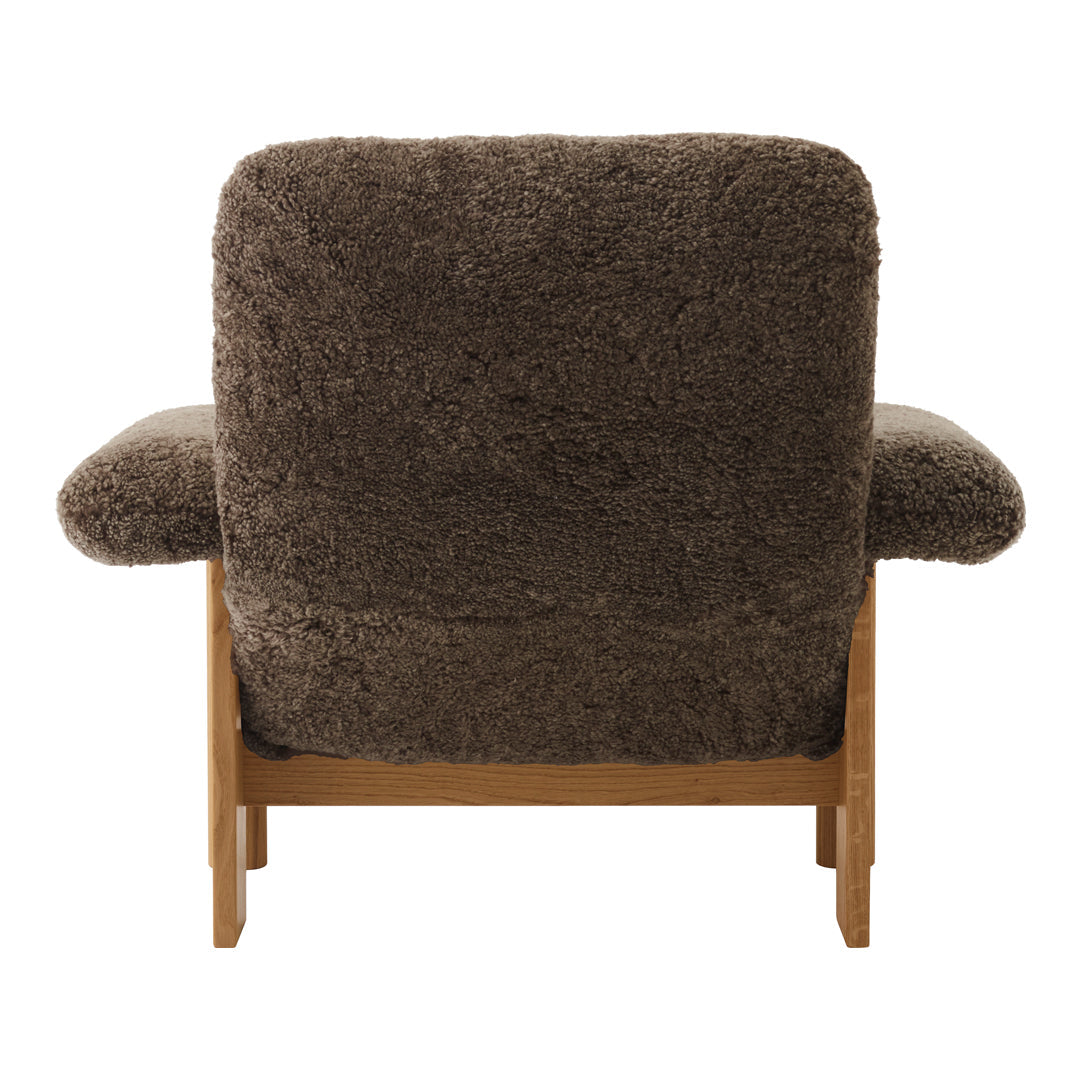 Brasilia Lounge Chair - Mid Century Modern Accent Chair for Living Room, Bedroom & Office - Comfortable Upholstered Armchair with Wooden Legs - Perfect for Relaxing, Reading & Decor