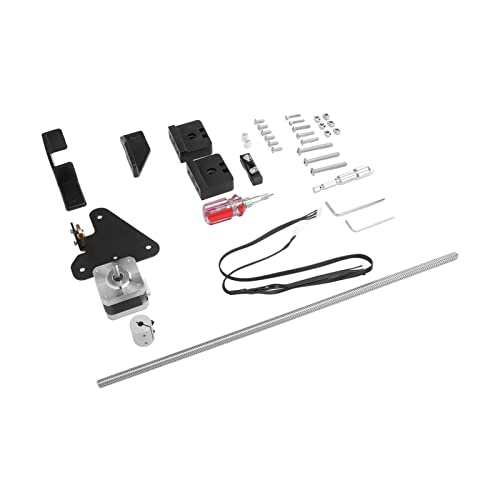 Dual Z Axis Upgrade Kit for Ender 3/3S - All Aluminum Coupling & Screw Replacement with Power Supply Holder - Improve 3D Printer Stability & Precision for DIY Projects & Professional Printing