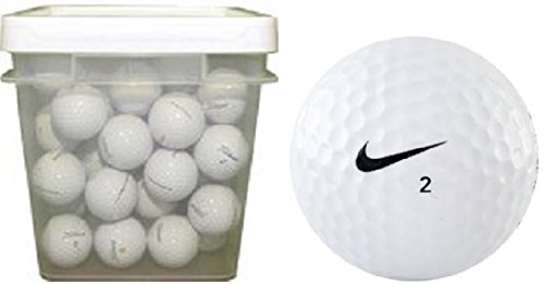 Nike 50 Ball Bucket Mixed Used Golf Balls - Premium Recycled Golf Balls for Practice, Driving Range & Training | Great for Beginners & Budget Golfers