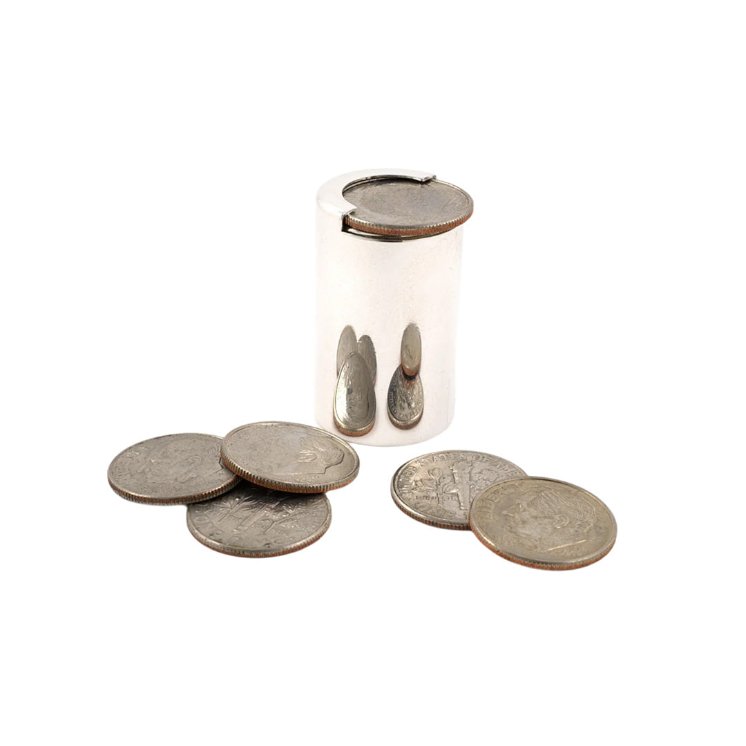 Tiffany & Co. Sterling Silver Coin Holder - Elegant Jewelry Organizer for Collectors & Gifts | Perfect for Coin Display, Storage & Travel Accessories