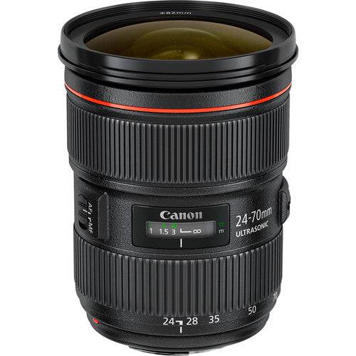 Canon EF 24-70mm f/2.8L II USM Lens Kit with UV Filter & Lens Hood - Professional DSLR Camera Accessories for Portrait, Wedding & Travel Photography