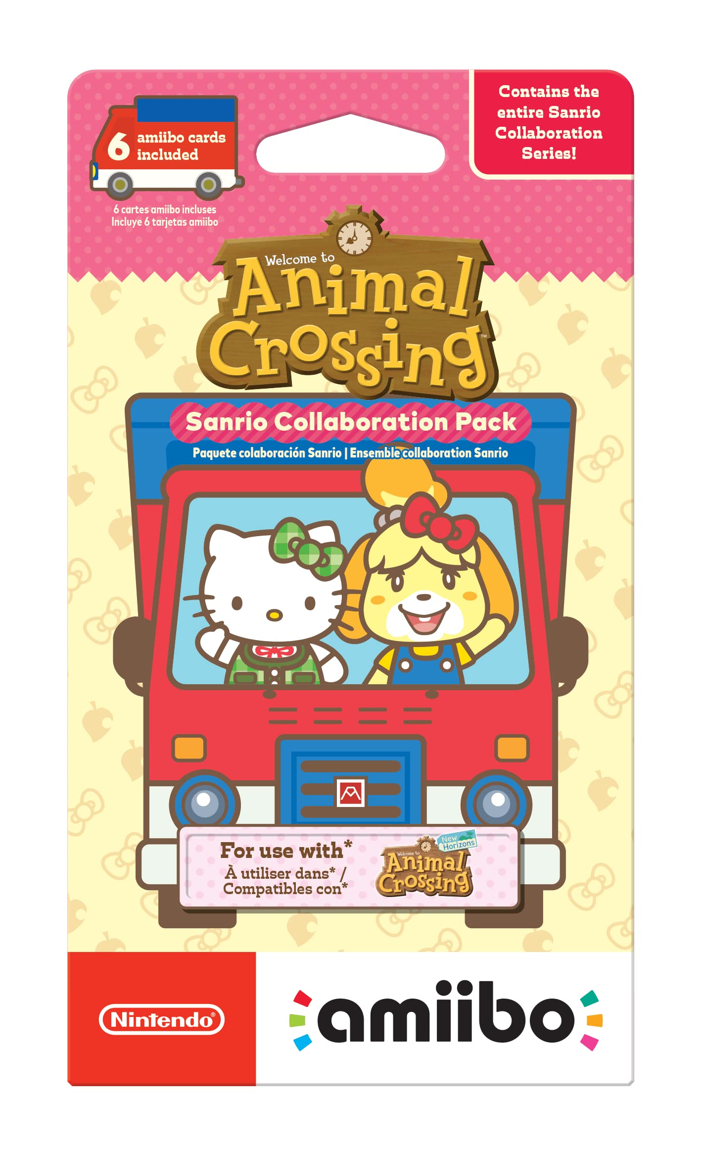 Nintendo Animal Crossing Sanrio Collaboration Pack - Cute Nintendo Switch Accessories for Gaming & Collecting - Perfect for Fans & Gift Giving