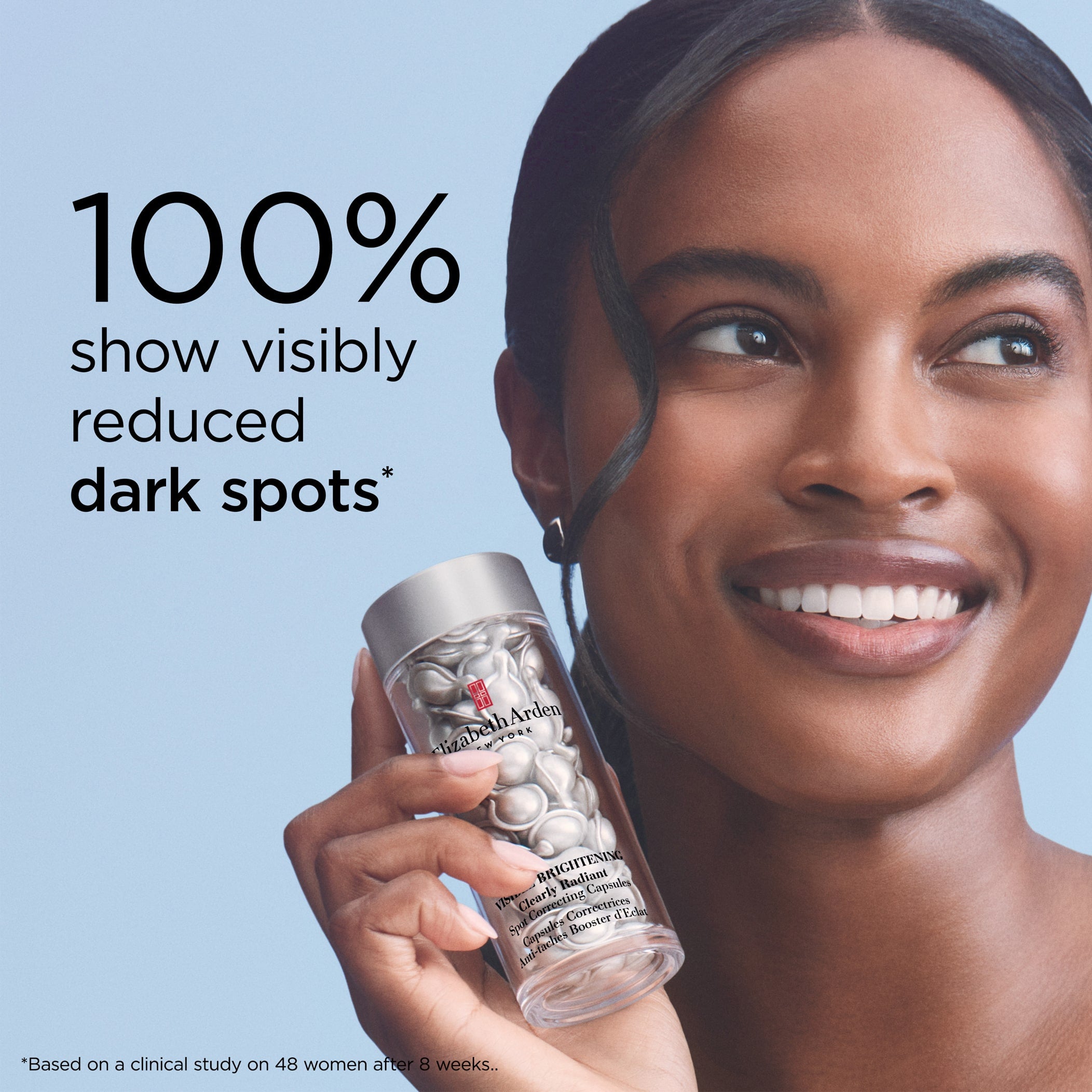 Visible Brightening Clearly Radiant Spot Correcting Capsules 120 Count - Dark Spot Treatment for Face & Body, Brightening Serum for Even Skin Tone - Perfect for Daily Skincare Routine & Nighttime Use