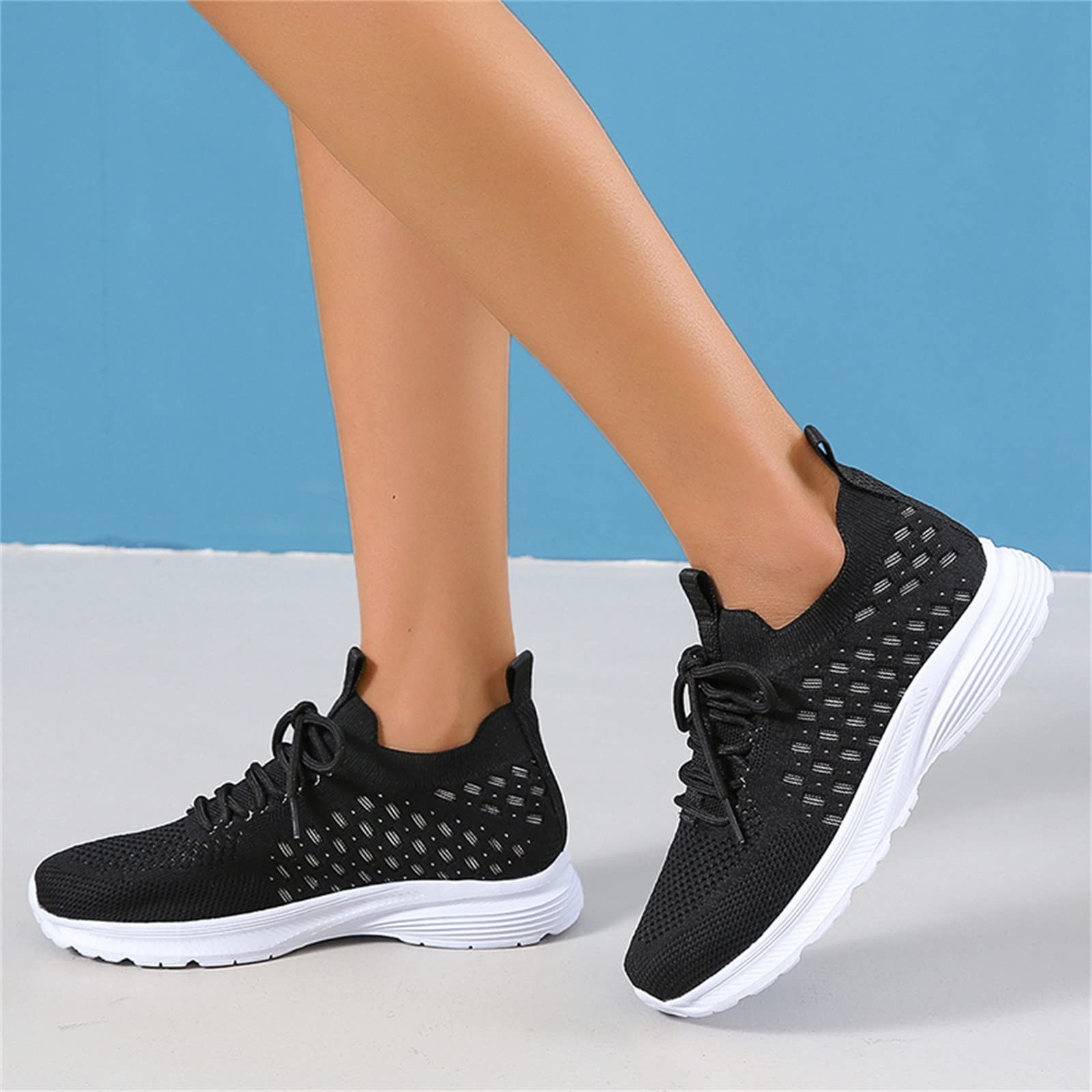 Women's Slip-On Sneakers - Comfortable Casual Walking Shoes for Women | White Tennis Shoes for Everyday Wear, Gym, Travel & Workout