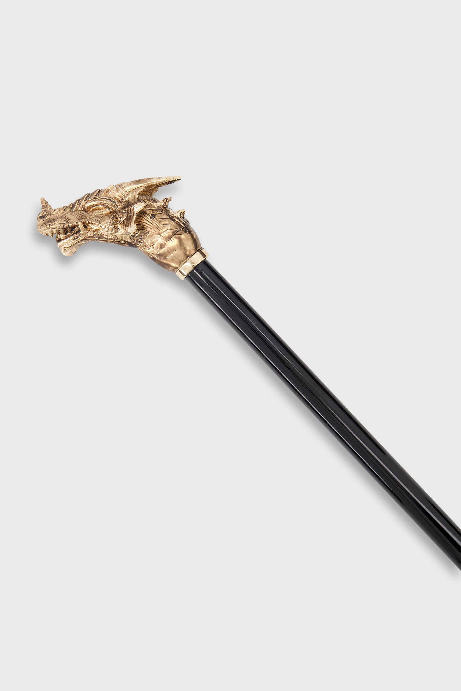 Pasotti Premium Black & Gold Dragon Walking Cane - Elegant Fashion Cane for Men & Women, Luxury Mobility Aid for Weddings, Parties & Formal Events