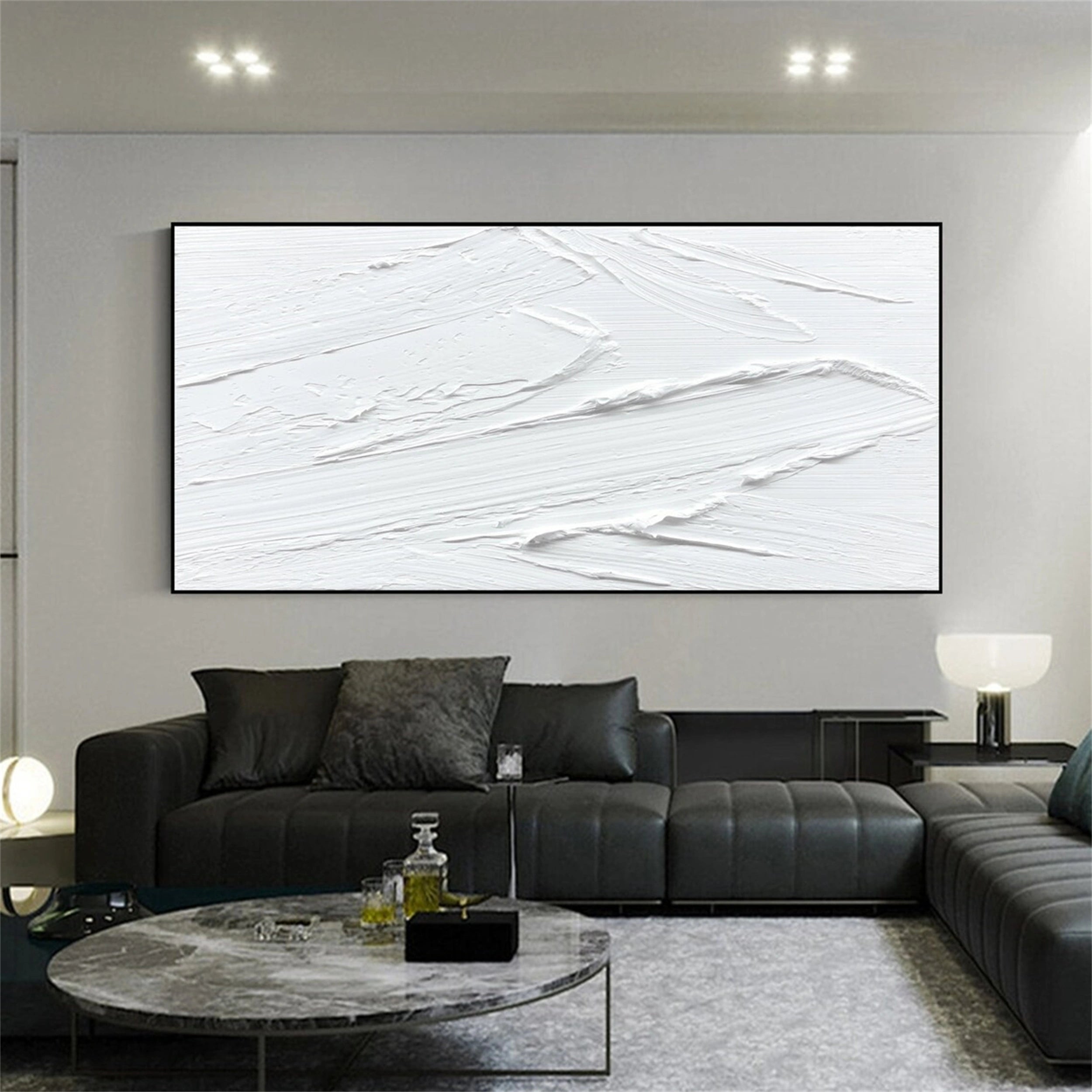 Minimalist Balance Canvas Painting - Abstract Wall Art for Living Room, Bedroom & Office Decor | #MM105