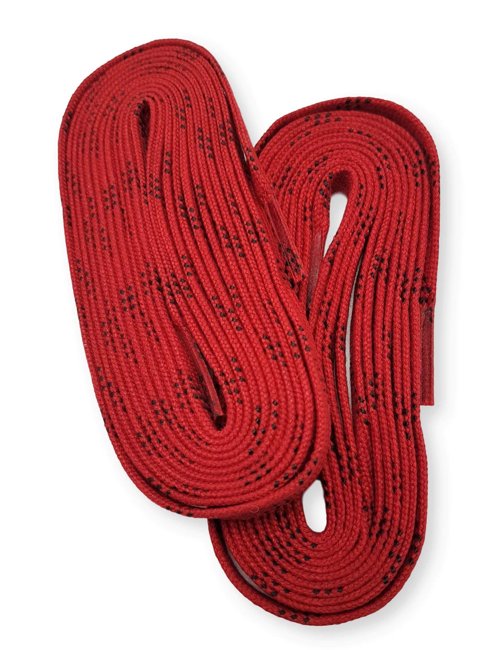 ZECHY Premium Waxed Hockey Laces for Ice & Roller Skates - Durable, Non-Slip Performance Laces (72, 84, 96, 108, 120, 130 Inch Sizes) - Perfect for Hockey Players, Figure Skaters & Speed Skaters
