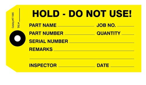 1000 Pack Pre-Wired 'Do Not Use' Safety Tags - #5 Size (4-3/4